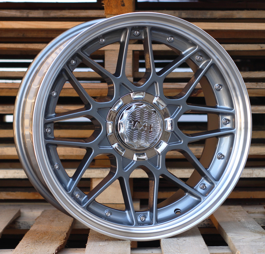 HX025  Pelēks ar pulētu malu R18 10X120/112 9J et35 72.6