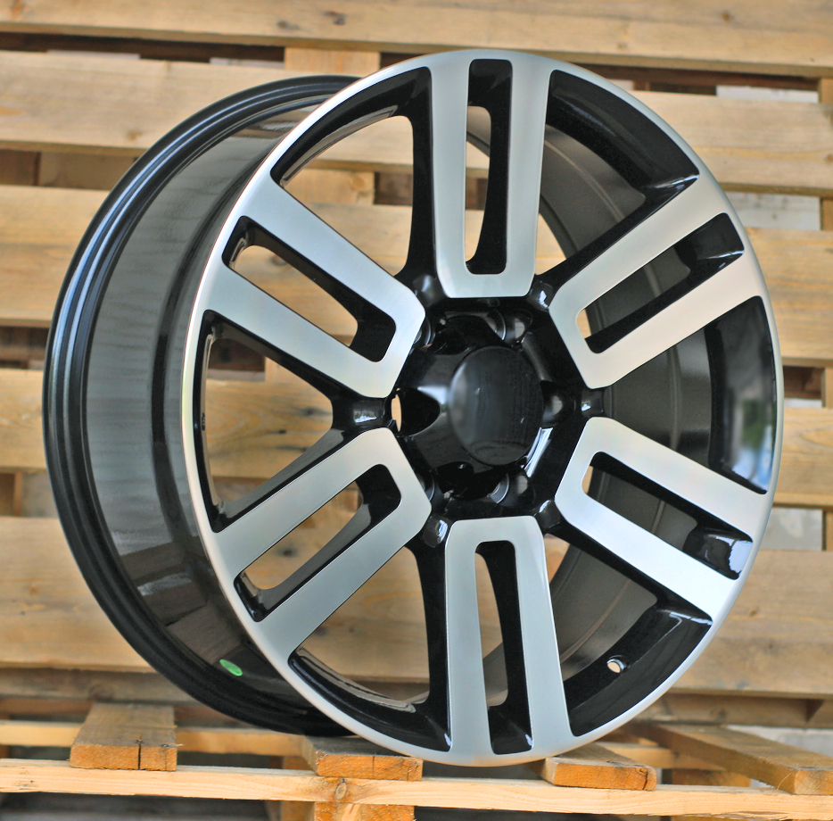 Toyota JT028  Melns ar pulētu virsmu R20 6X139.7 8.5J et30 106.1