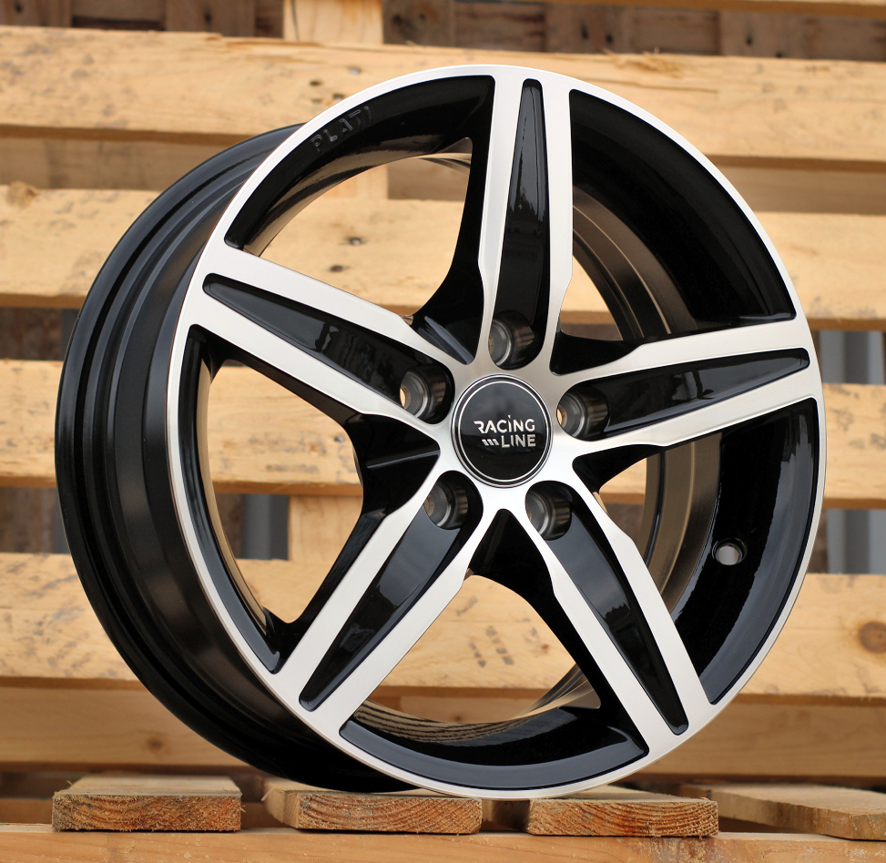 L299  Melns ar pulētu virsmu R14 5X100 6J et35 57.1