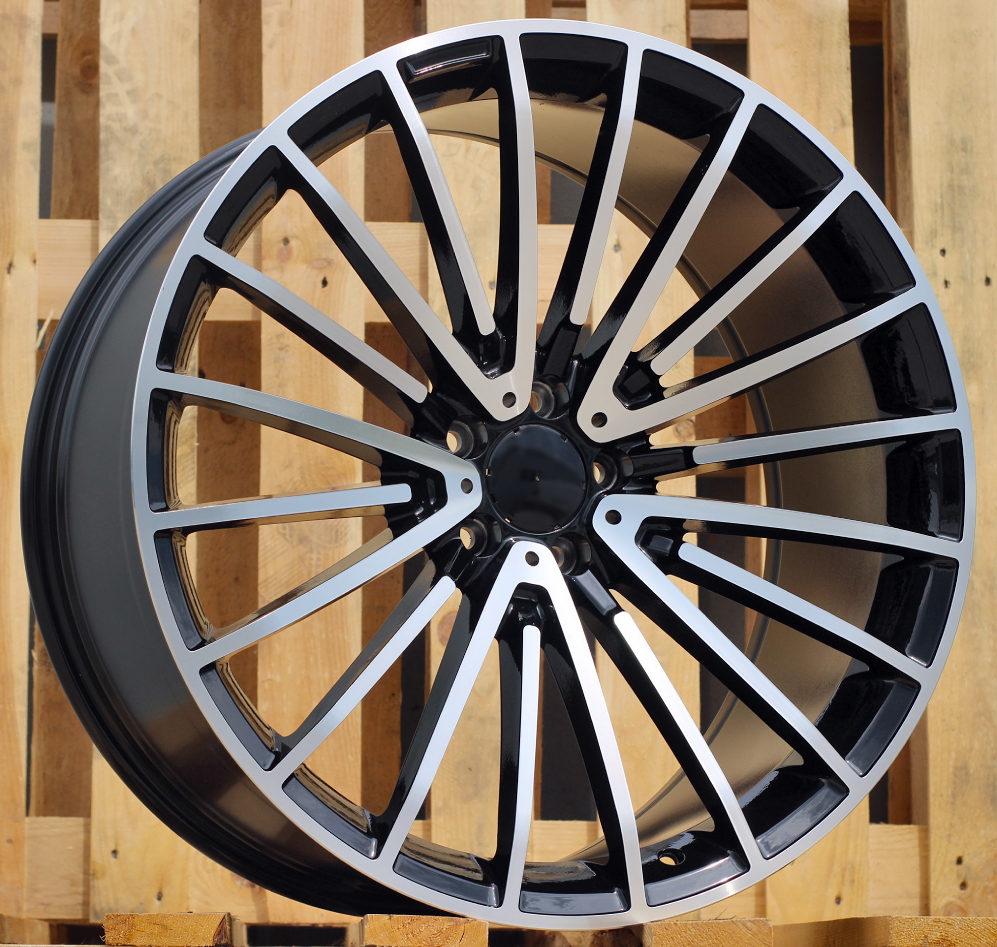 Mercedes MR532  Melns ar pulētu virsmu R18 5X112 8J et41 66.6