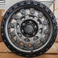 H974D  Melns matēts R17 6X139.7 9J et 110.1