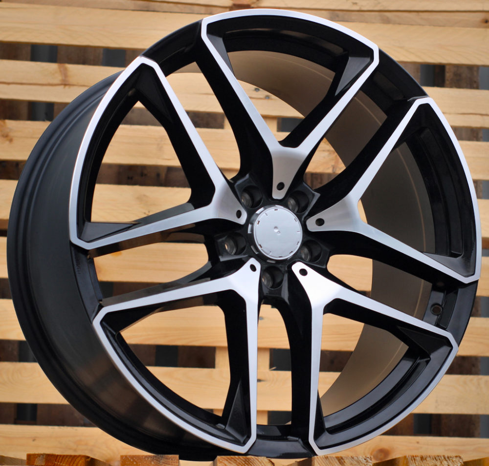 Mercedes FE247  Melns ar pulētu virsmu R21 5X112 10J et54 66.6