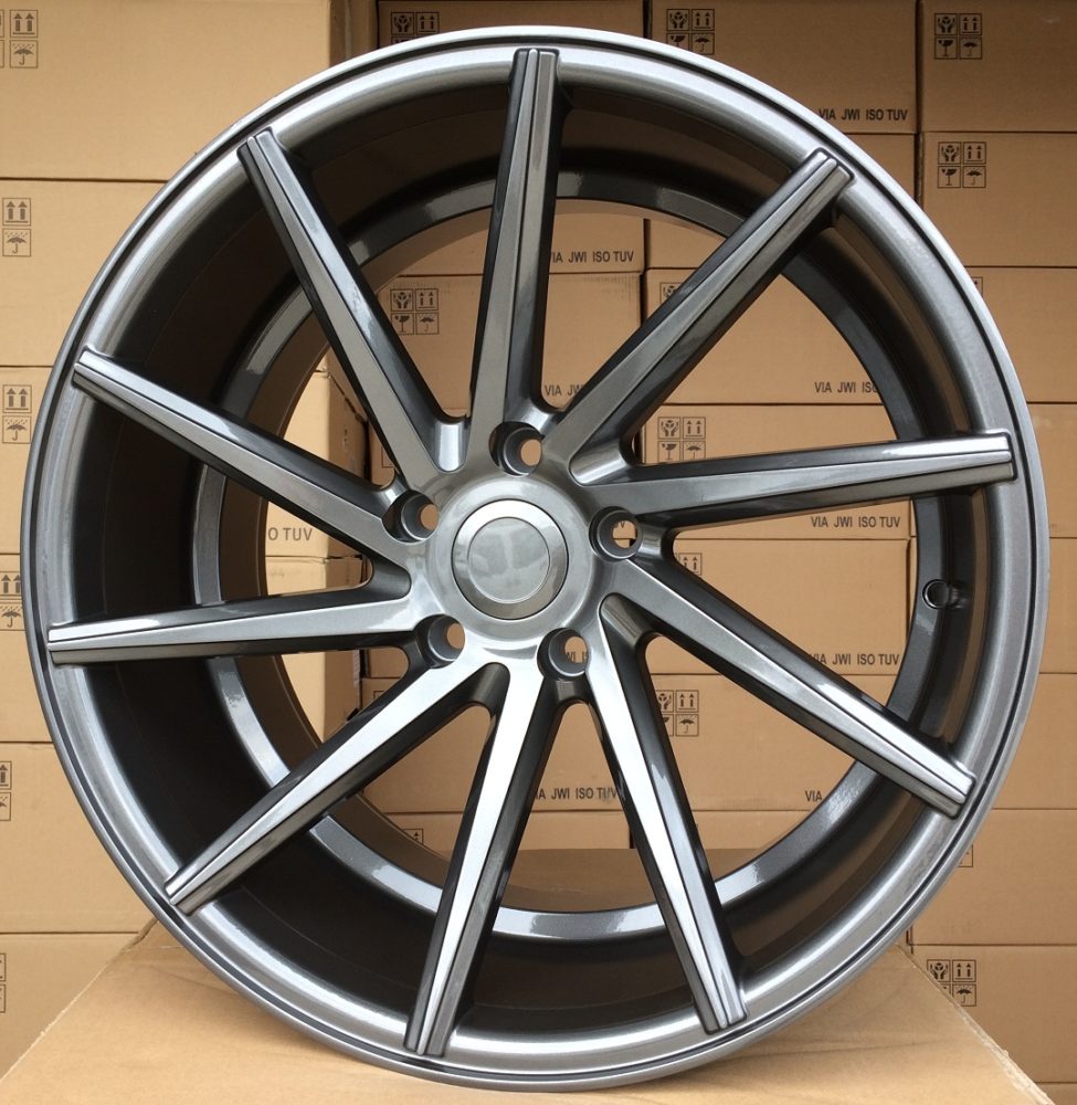 B1058  Pelēks R19 5X112 8.5J et25 66.5