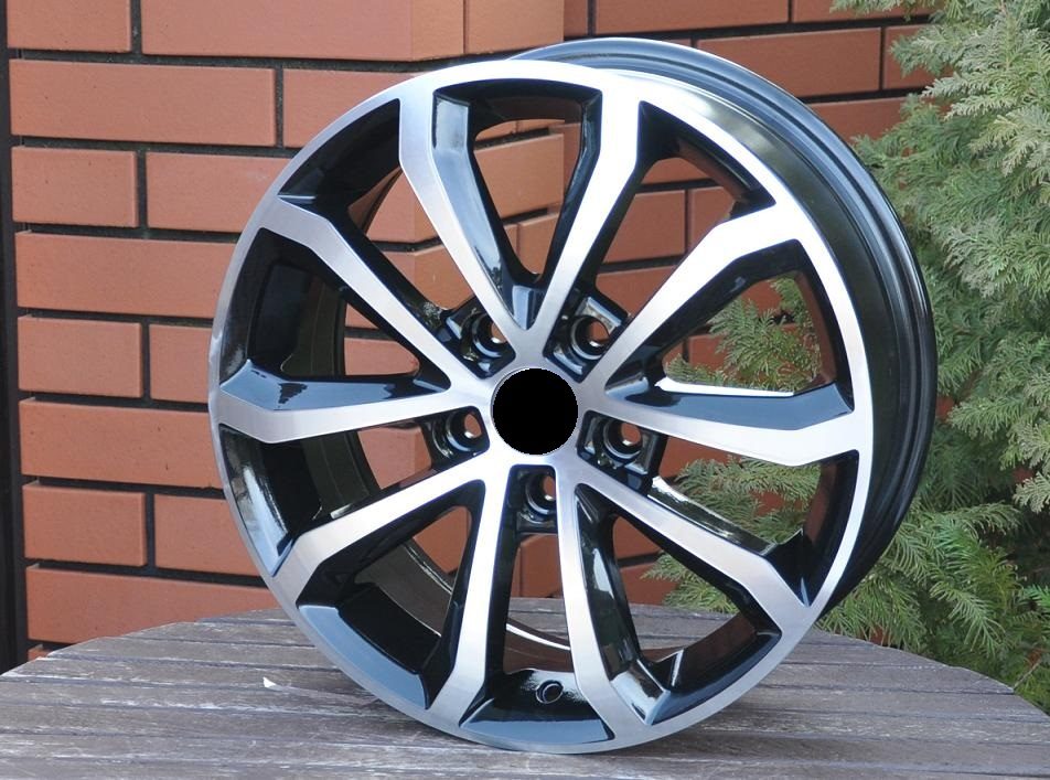 Skoda XF083  Melns ar pulētu virsmu R16 5X112 6.5J et46 57.1
