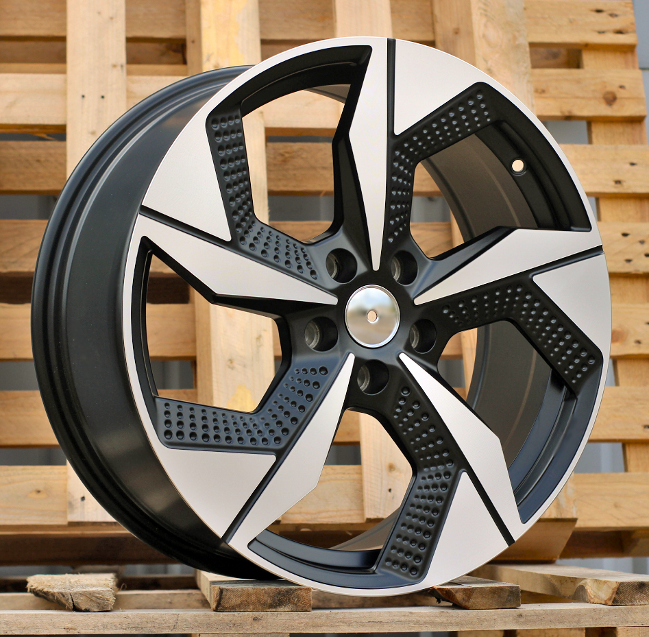I5637  Melns pusmatēts ar pulētu virsmu R19 5X114.3 8J et48 67.1