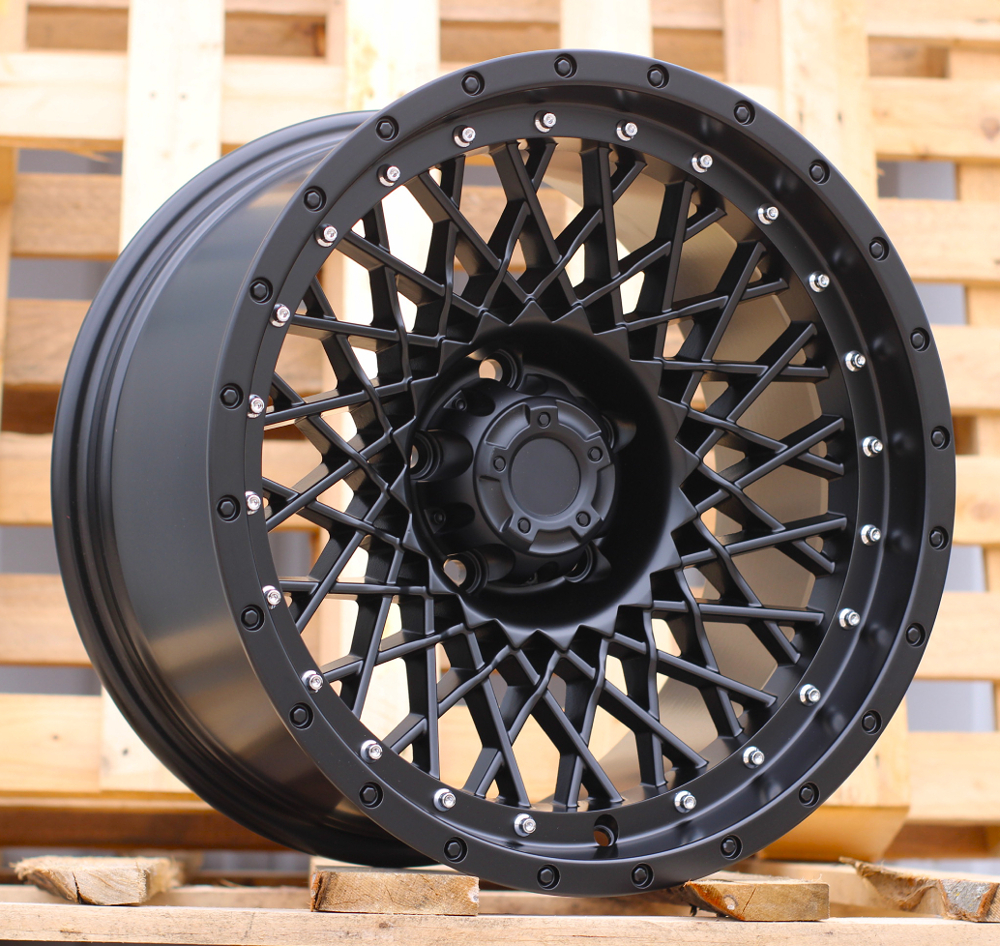FBX085  Melns matēts R17 5X127 9J etM10 71.5