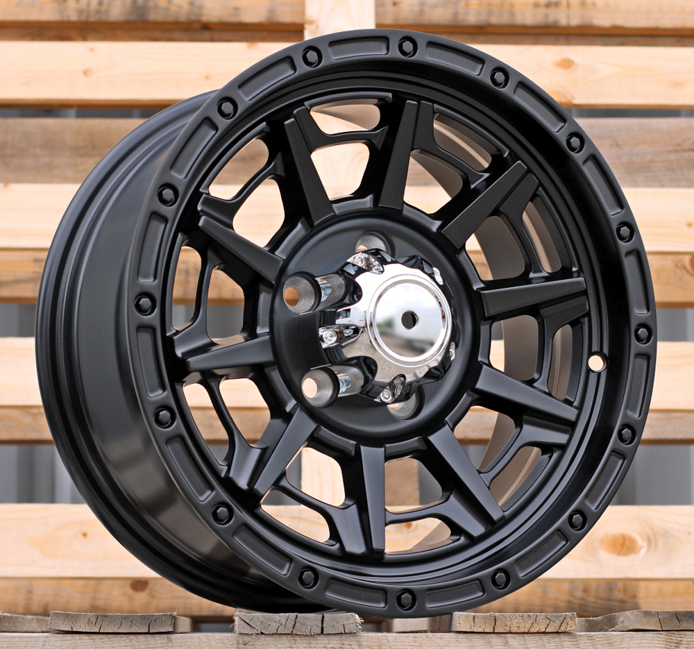 H1045  Melns matēts R15 5X114.3 7J et15 73.1