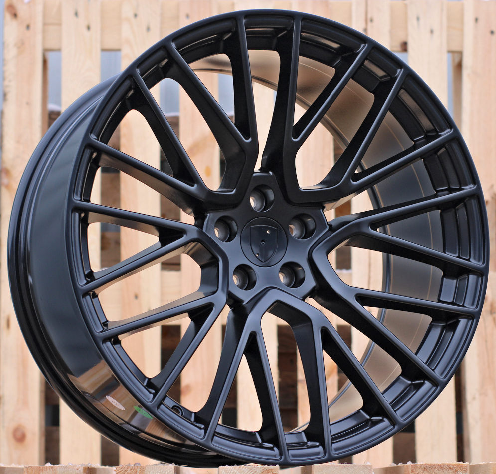 Porsche FE179  Melns pusmatēts R21 5X112 10J et19 66.5
