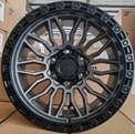 H975D  Melns matēts R17 6X139.7 9J et 110.1