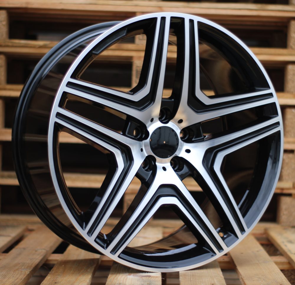 Mercedes BK206  Melns ar pulētu virsmu R22 5X112 10J et46 66.6