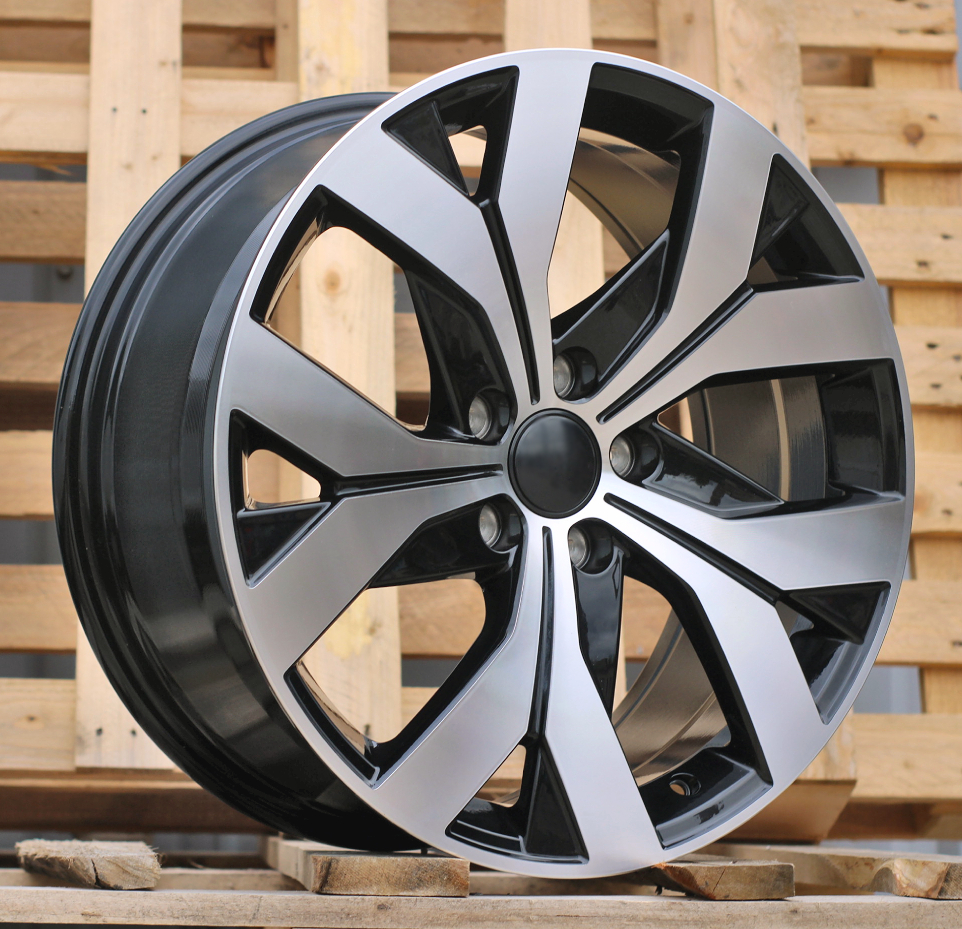 Volkswagen H617F  Melns ar pulētu virsmu R18 5X112 8J et44 57.1