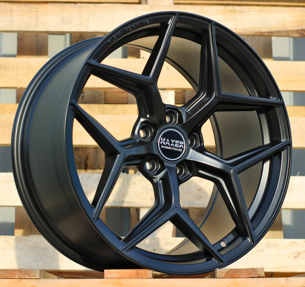 HX04F  Melns pusmatēts R19 5X112 8.5J et27 66.6