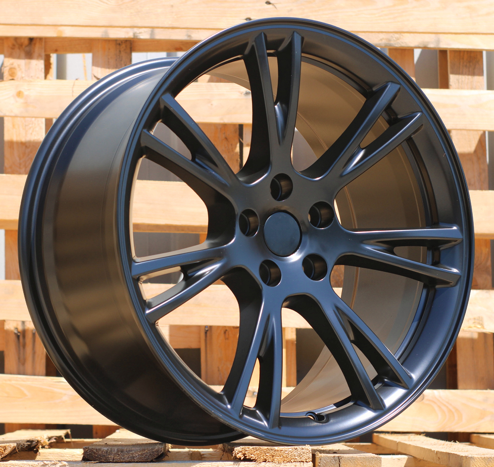 Tesla D2049  Melns pusmatēts R19 5X114.3 9.5J et45 64.1