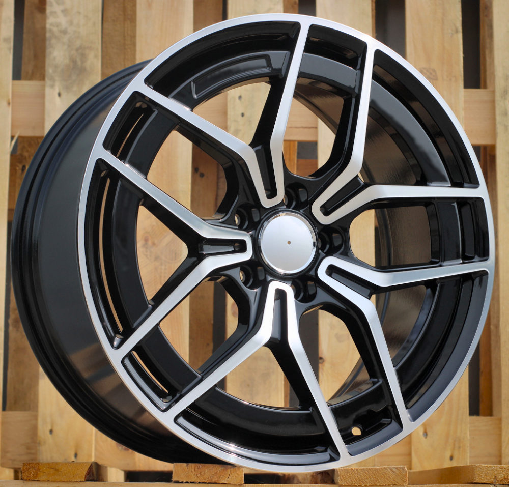 Mercedes 3S1034  Melns ar pulētu virsmu R18 5X112 7.5J et40 66.6
