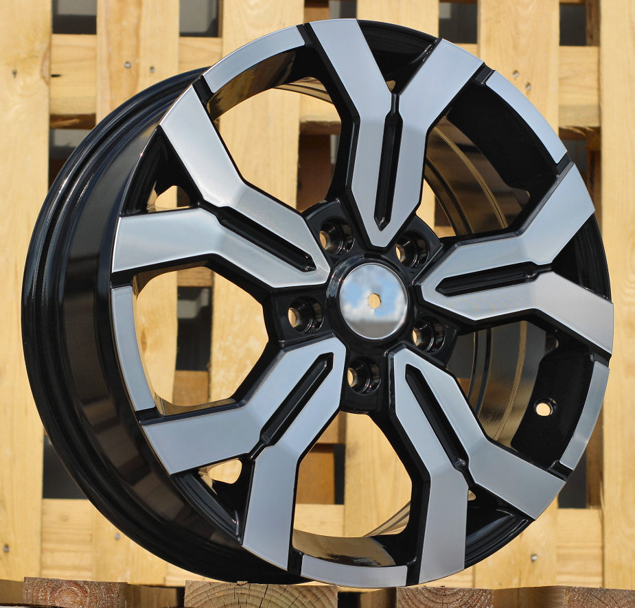 B1110  Melns ar pulētu virsmu R17 5X114.3 6.5J et50 66.1