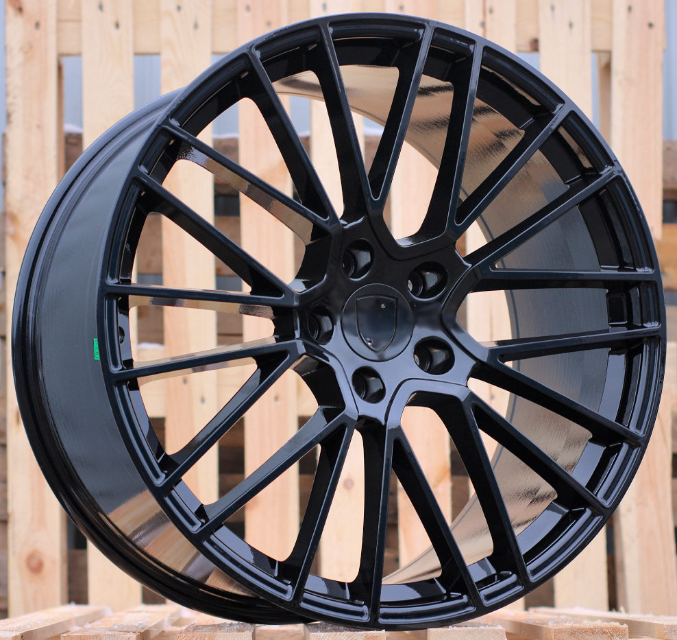 Porsche FE179  Melns R21 5X130 9.5J et46 71.6