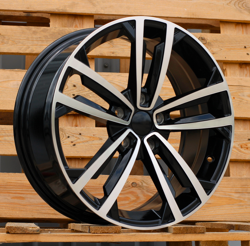 Volkswagen B5287  Melns ar pulētu virsmu R17 5X112 7J et45 57.1