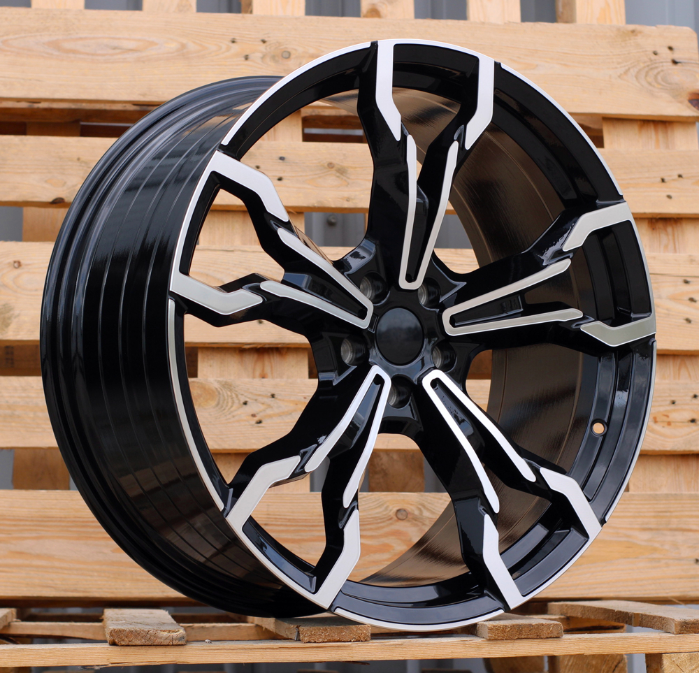 BMW YF5596  Melns ar pulētu virsmu R21 5X112 8.5J et30 66.6