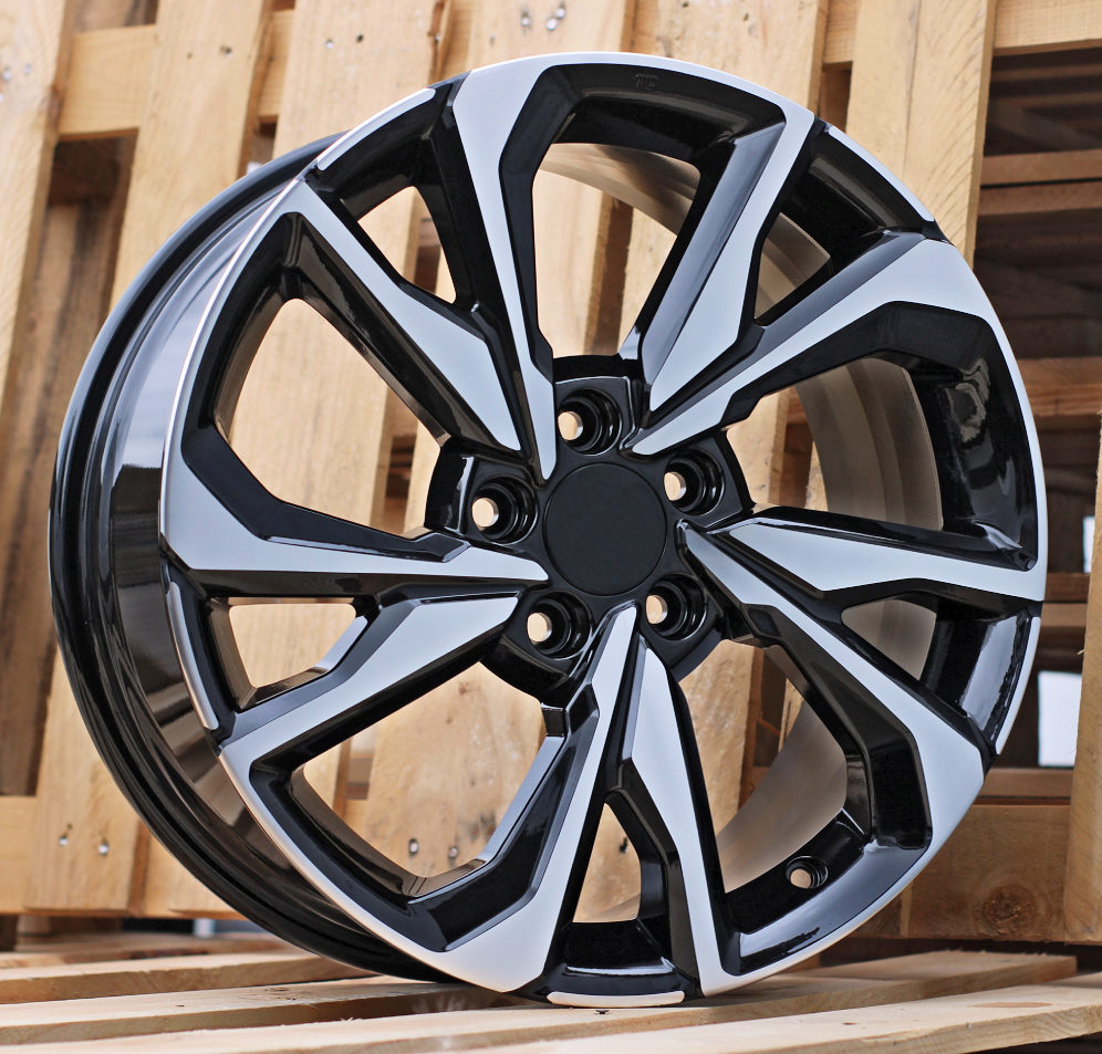 Honda A5563  Melns ar pulētu virsmu R17 5X114.3 7J et45 64.1