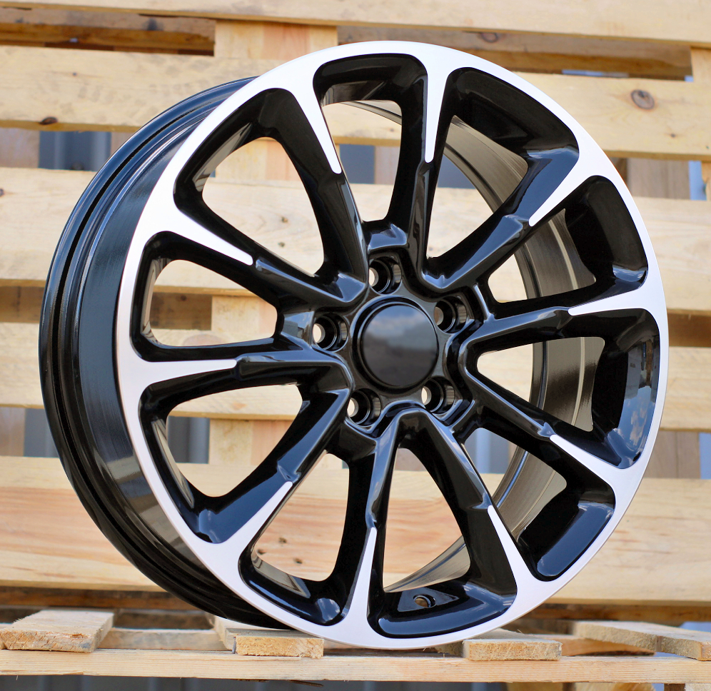 Fiat Y1281  Melns ar pulētu virsmu R17 5X110 7J et40 65.1