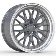 A1408  Pelēks Gunmetal ar pulētu malu R18 5X120 8J et20 74.1