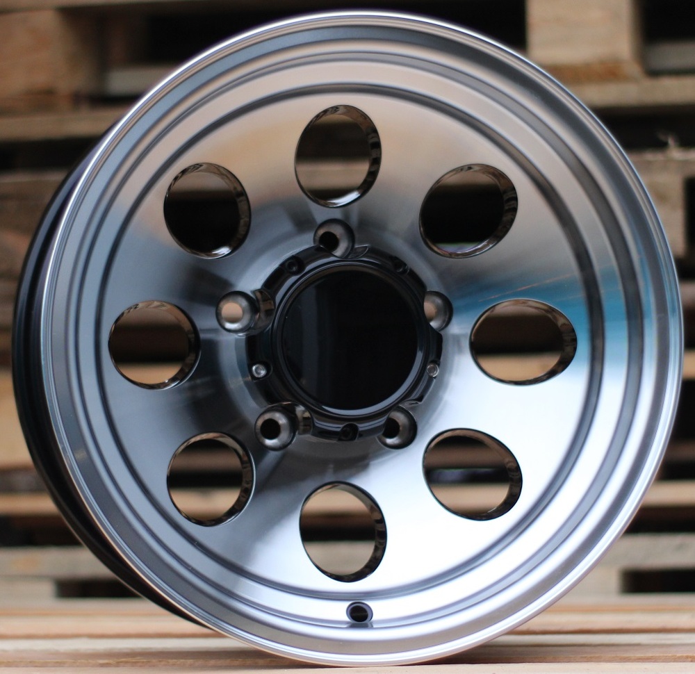 XF171  Melns ar pulētu virsmu R15 5X139.7 8J etM27 110.1