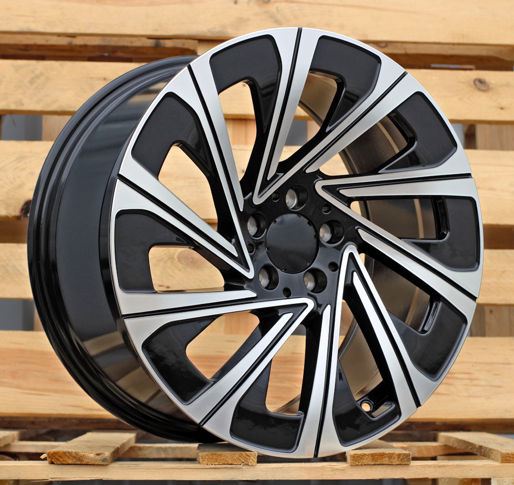 Mercedes H3141F  Melns ar pulētu virsmu R19 5X112 9.5J et51 66.6