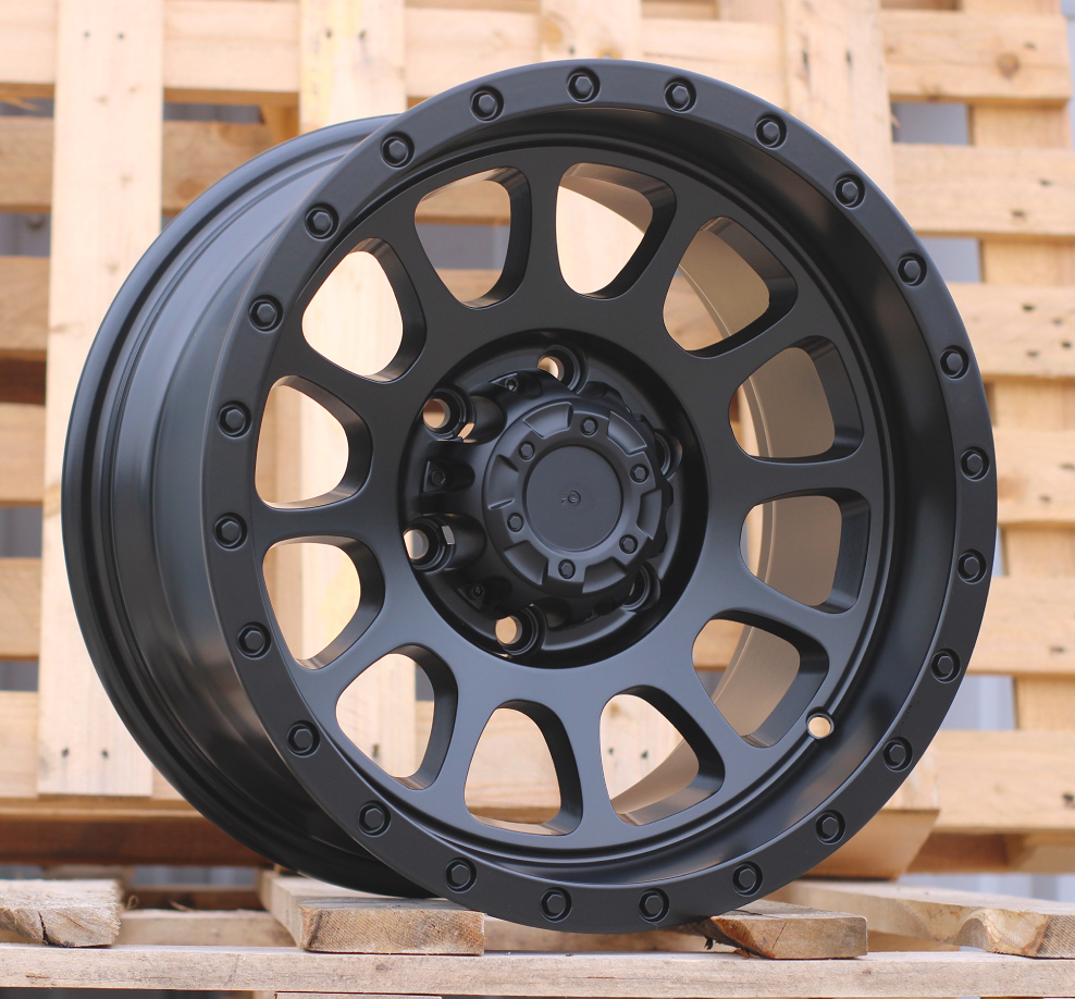 JT138  Melns matēts R16 6X139.7 8.5J et 110.1
