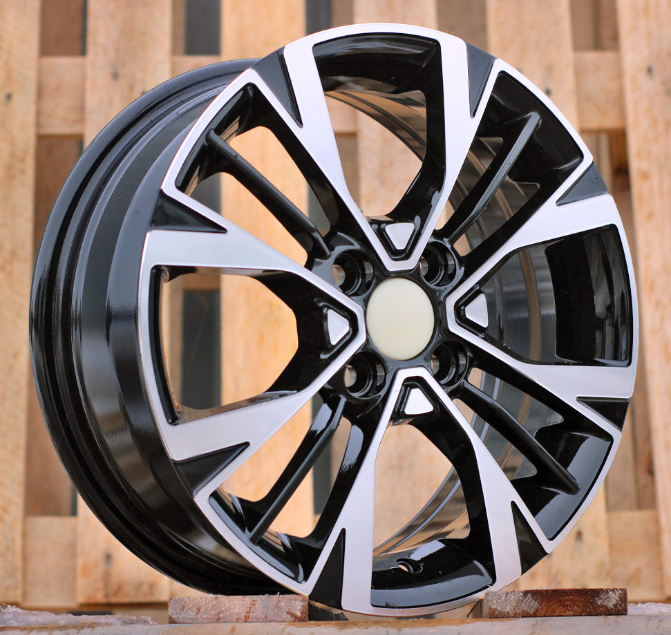 Kia Y1127  Melns ar pulētu virsmu R15 4X100 6J et51 54.1
