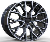Volkswagen I5659  Melns ar pulētu virsmu R18 5X120 8J et48 65.1
