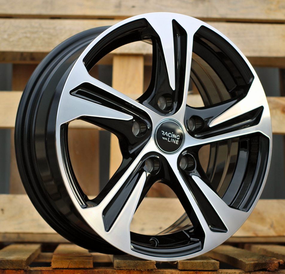 B1242  Melns ar pulētu virsmu R16 5X114.3 6.5J et40 67.1