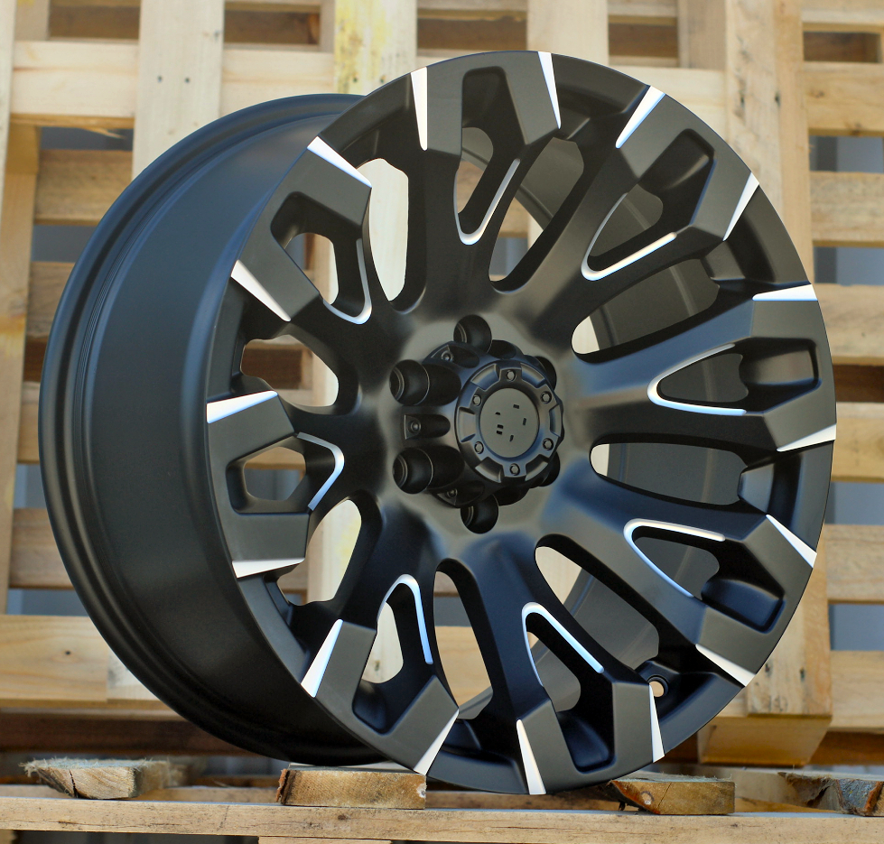 JT255  Melns ar pulētu virsmu R17 6X114.3 9J et 66.1
