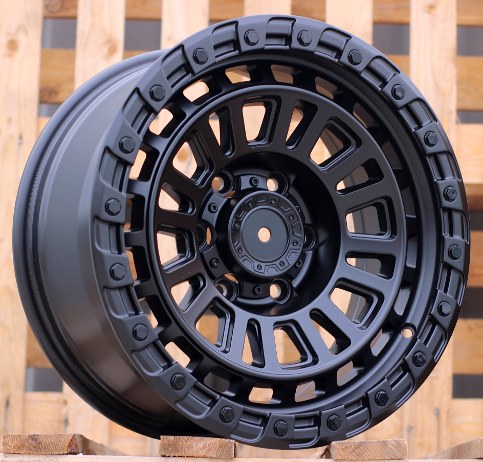 YS182  Melns pusmatēts R17 6X139.7 8J et 110.1