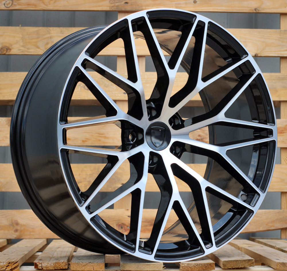 Porsche 3S1067  Melns ar pulētu virsmu R20 5X112 10J et19 66.5