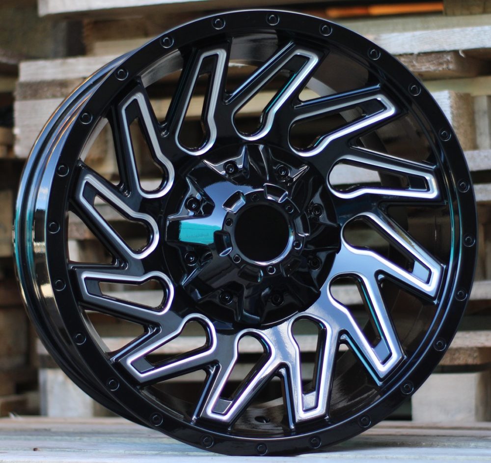 Q1283  Melns R17 6X139.7 9J etM10 110.1