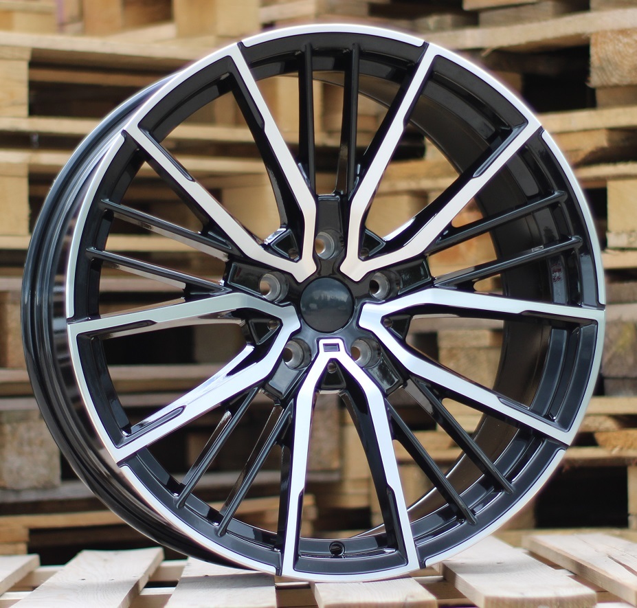 BMW I5498  Melns ar pulētu virsmu R20 5X112 9.5J et37 66.6