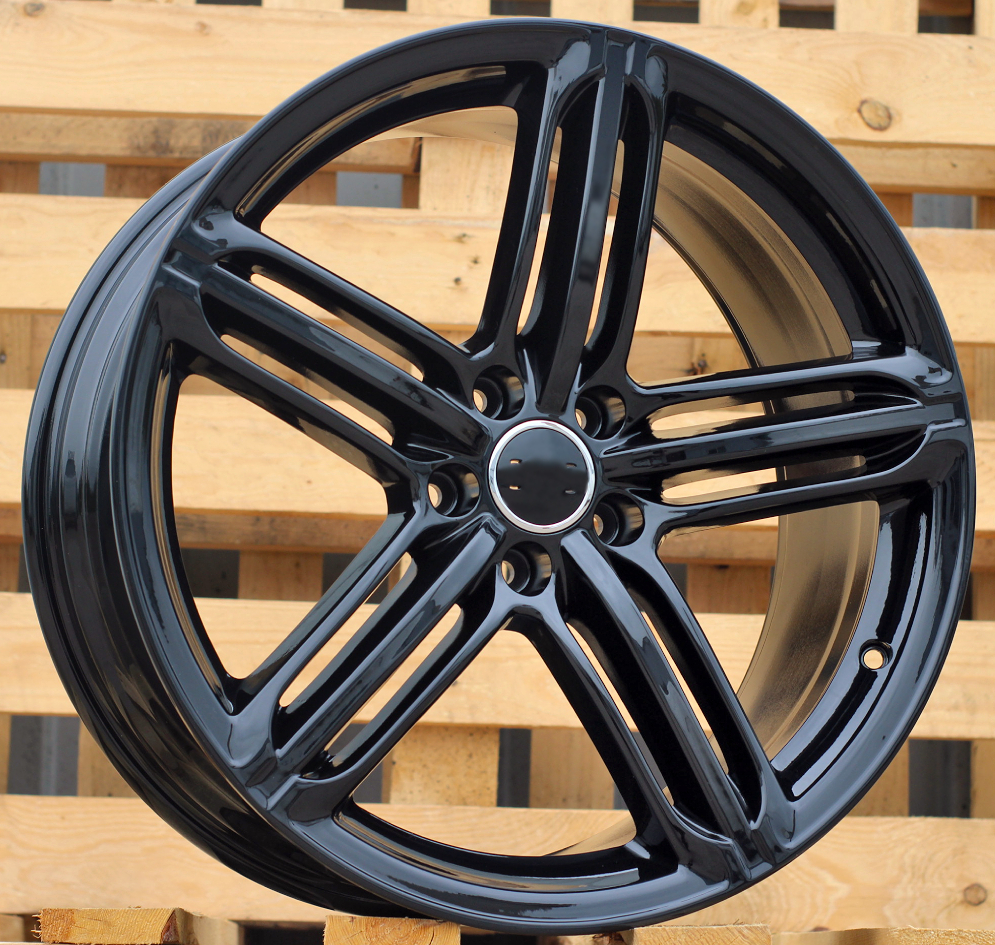 Audi XF657  Melns R20 5X112 9J et35 66.5
