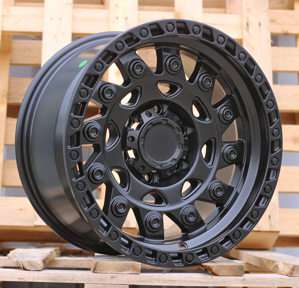 H974D  Melns matēts R17 6X139.7 9J et 110.1