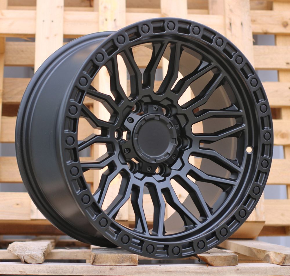 H975D  Melns matēts R17 6X139.7 9J et 110.1