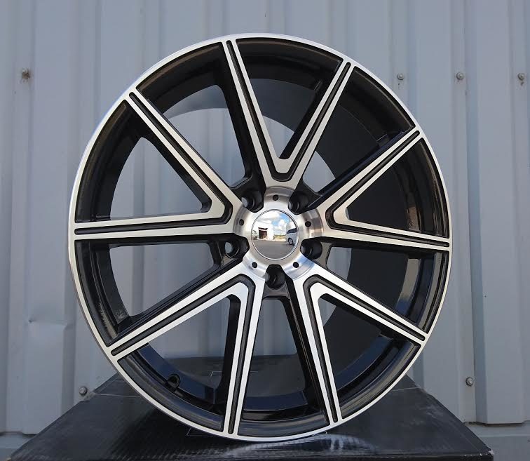 XFE07  Melns ar pulētu virsmu R18 5X114.3 8.5J et35 67.1