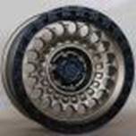 JT220  Melns matēts R17 6X114.3 9J et 66.1