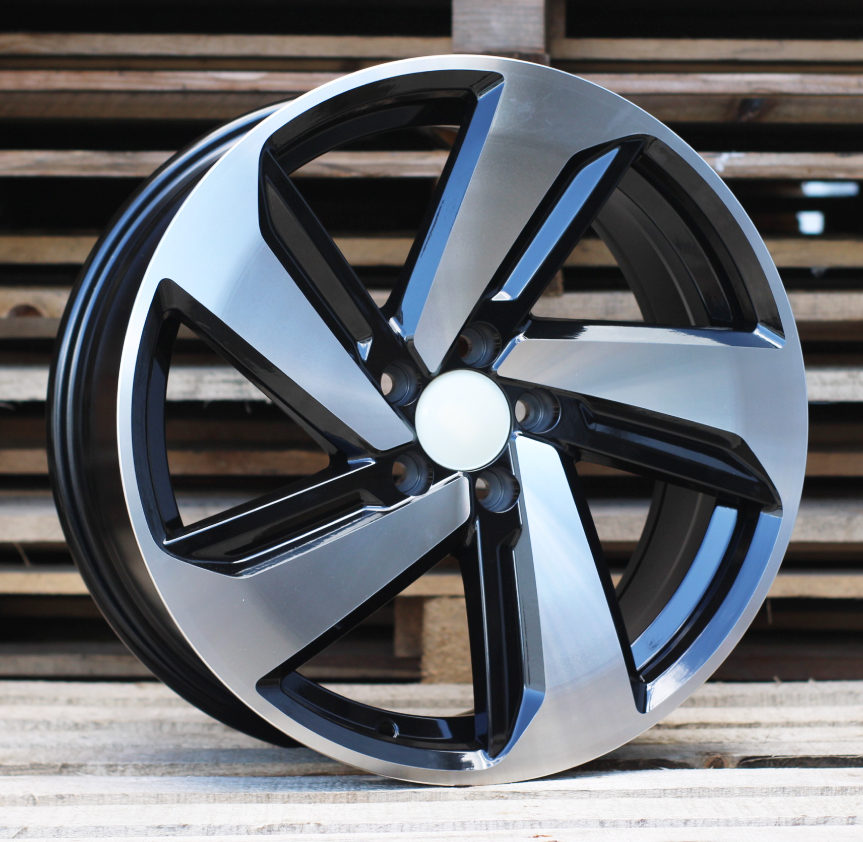 Volkswagen XE271  Melns ar pulētu virsmu R17 5X100 7.5J et45 57.1