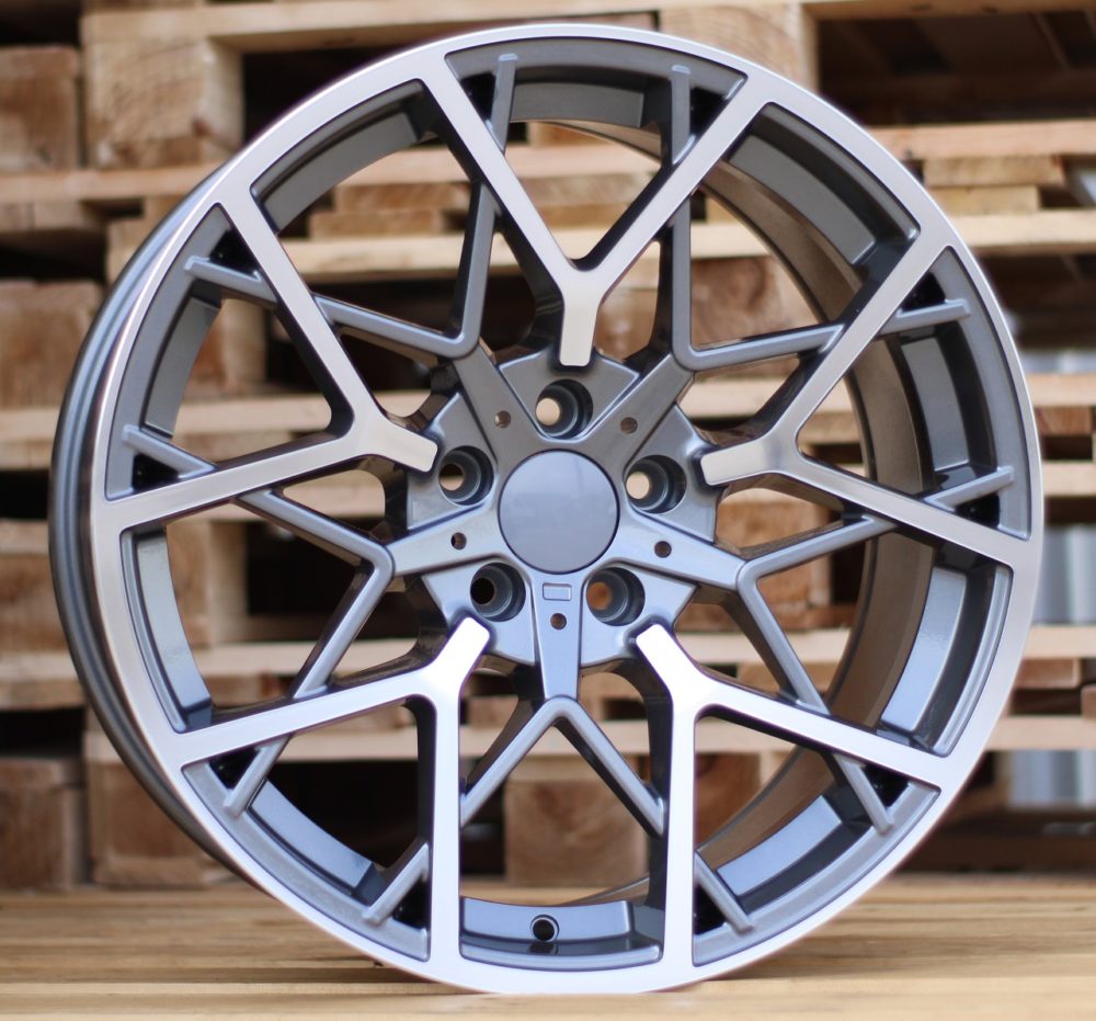 BMW B1383  Pelēks ar pulētu virsmu un pulverlaku R19 5X112 8.5J et26 66.6