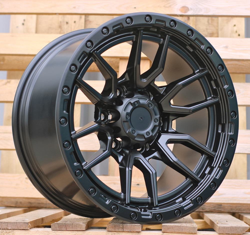 FBX109  Melns matēts R17 6X139.7 9J et 110.1