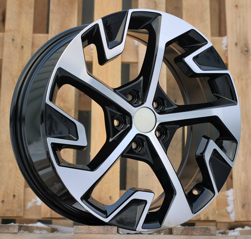 Kia D1928  Melns ar pulētu virsmu R18 5X114.3 7.5J et51 67.1