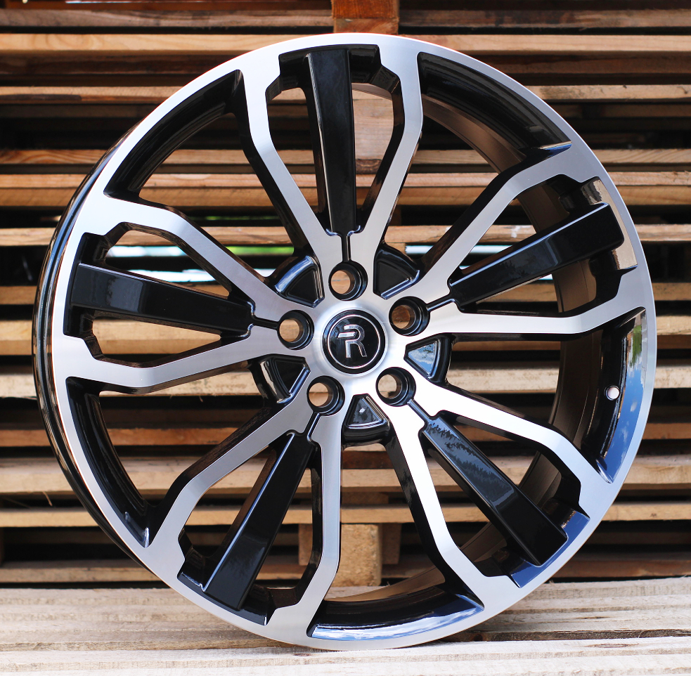 Land Rover/Range Rover B1027  Melns ar pulētu virsmu R21 5X120 9.5J et49 72.6