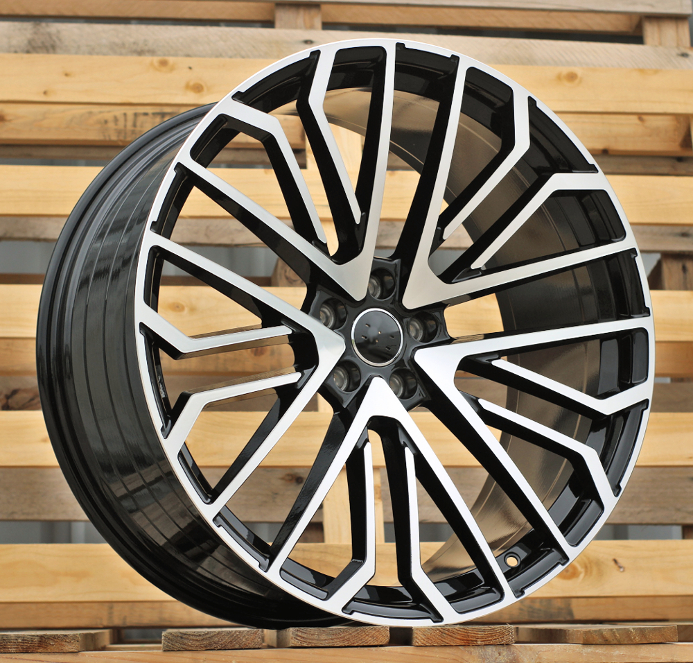 Audi 3S1261  Melns ar pulētu virsmu R22 5X112 10J et26 66.5