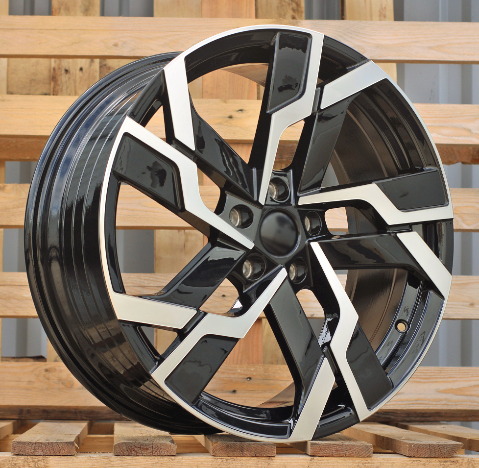 Skoda YF5696  Melns ar pulētu virsmu R19 5X112 8J et41 57.1