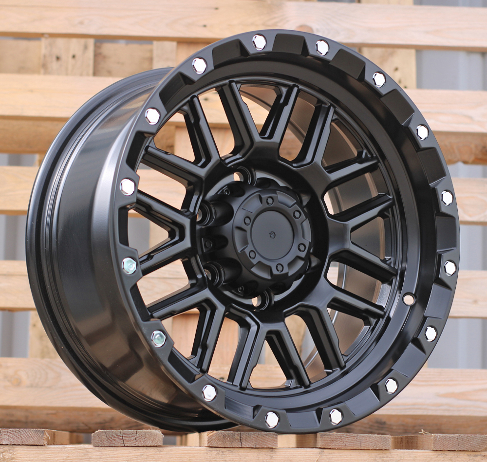 JT148  Melns ar pulētu virsmu R16 6X139.7 8J et 110.1