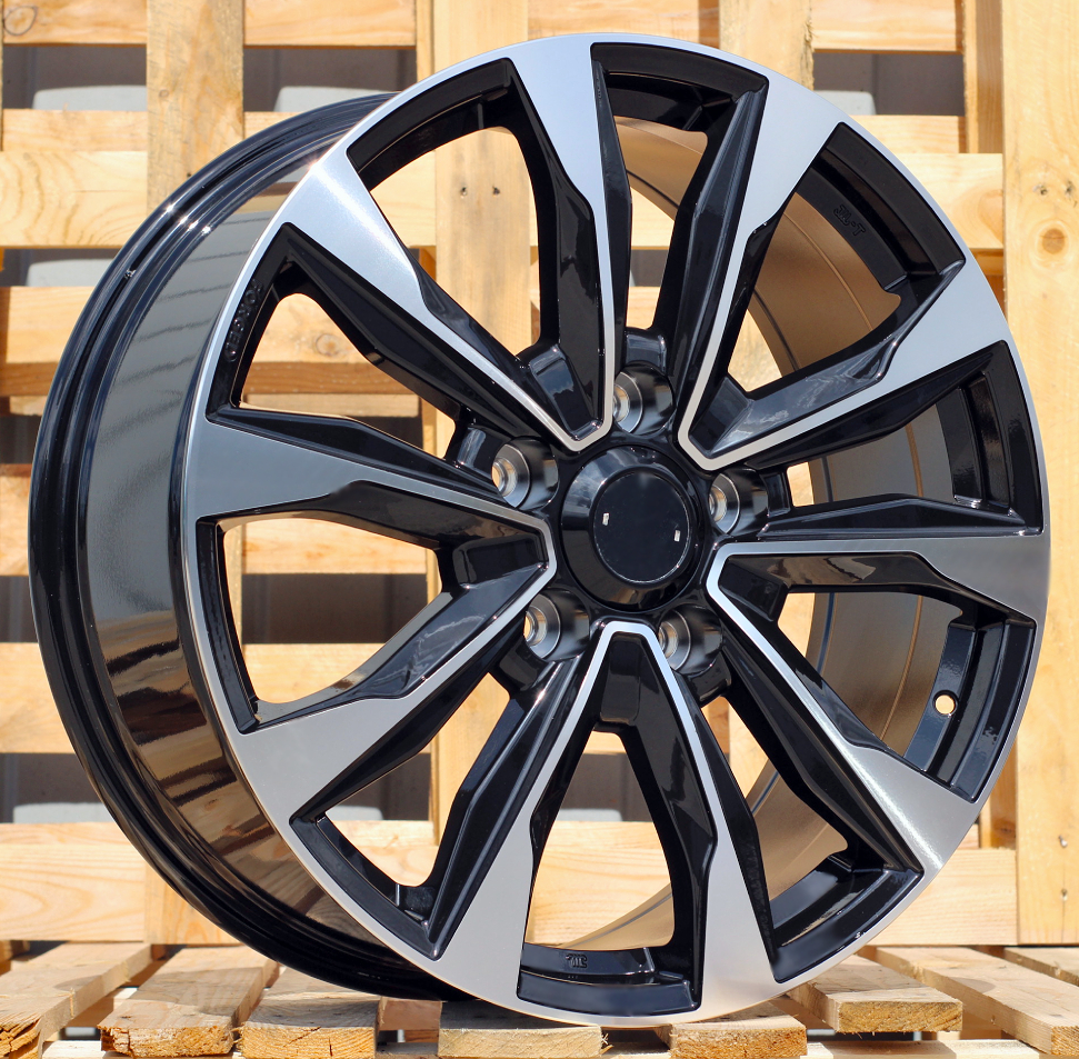 Toyota B1666  Melns ar pulētu virsmu R21 5X150 8.5J et54 110.5